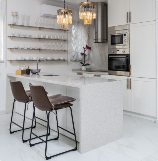 Keukenwrapzwolle.nl wit met marmer