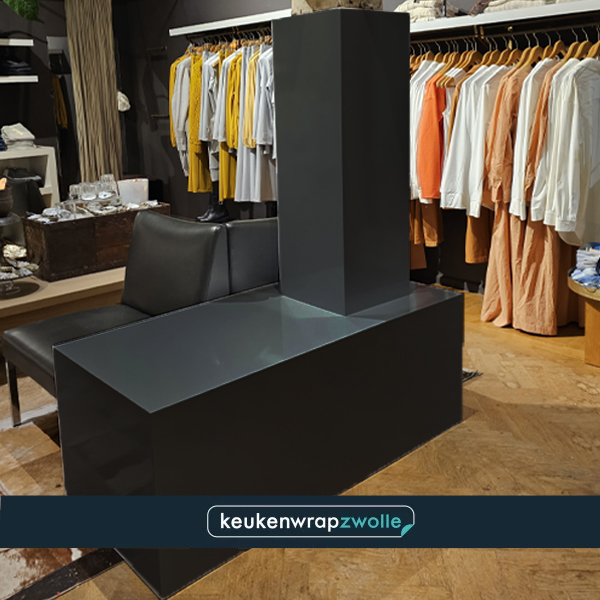 Keukenwrapzwolle winkel interieur voor